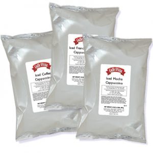 Convenient 2LB. Bags of Iced Cappucino mixes for Foodservice