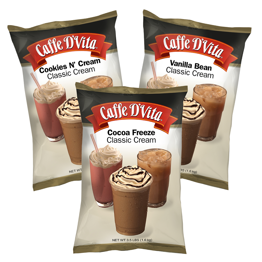 Classic Cream Group beverage, iced coffee, classic creams